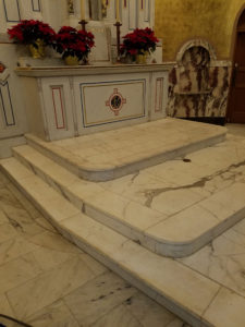 marble tiles steps